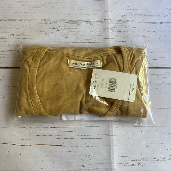 Free People We the Free Always Yours Tee in Neutral - Picture 4 of 4